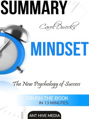 cover image of Carol Dweck's Mindset
